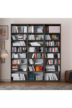 قفسه کتاب طوسی 205 cm Asra Trend - کد 266733277