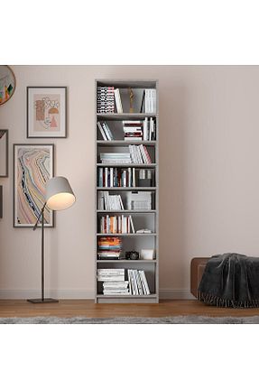قفسه کتاب آبی 205 cm Asra Trend - کد 266730996