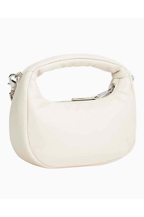 کیف دوشی بژ زنانه چرم مصنوعی Tommy Hilfiger - کد 883073045