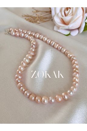 گردنبند مروارید بژ نقره Zokak - کد 897940022