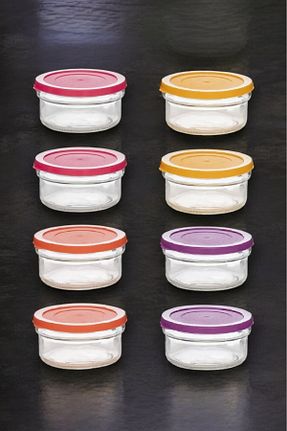 ظرف نگهداری رنگی شیشه Paşabahçe - کد 897915258