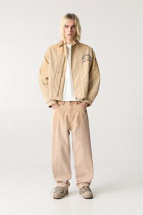 شلوار جین مردانه پاچه گشاد Pull & Bear - کد 897923033