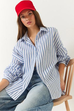 پیراهن آبی زنانه رگولار Bianco Lucci - کد 897948444