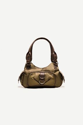 کیف دستی خاکی زنانه Bershka - کد 897948306