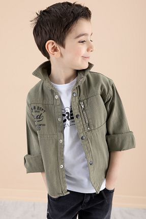 کت خاکی بچه گانه رگولار Cansın Mini - کد 898626552