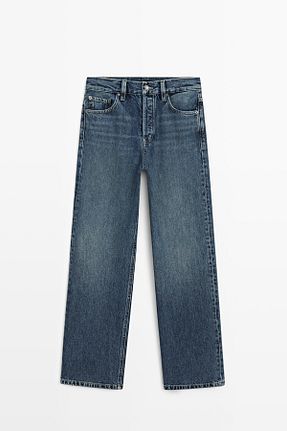 شلوار آبی زنانه پنبه ای Massimo Dutti - کد 897943853