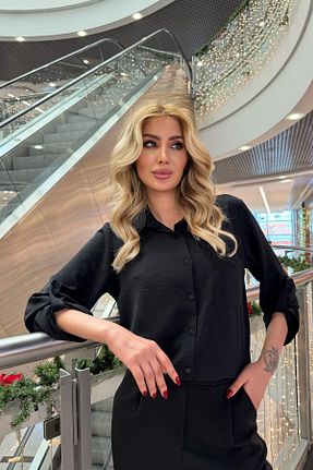 پیراهن مشکی زنانه رگولار izon - کد 897950730