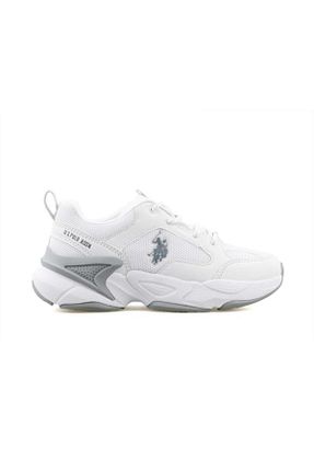 کفش اسنیکر سفید زنانه بند دار U.S. Polo Assn. - کد 897950308