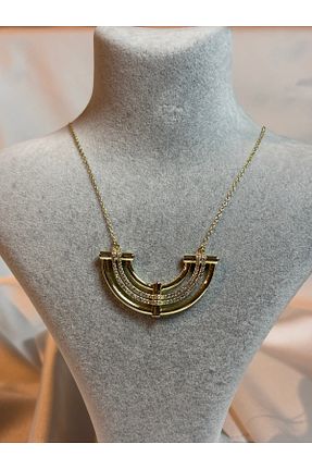 گردنبند استیل ( فولاد ) زرد استیل (فولاد) mysteriajewelry - کد 897954348