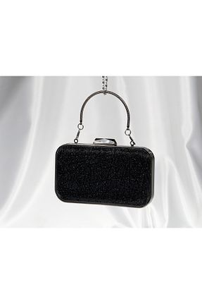 کیف مجلسی مشکی زنانه پارچه ای Store - کد 897950013