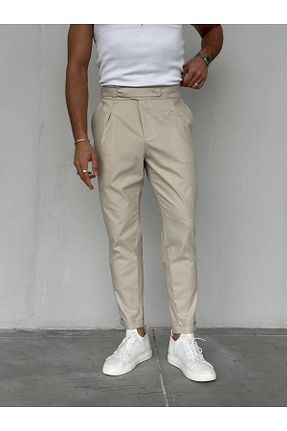 شلوار بژ مردانه پنبه - الاستین Denim Shorty - کد 897981303