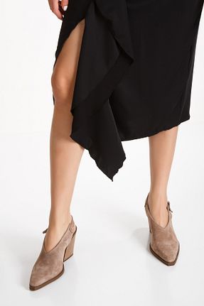 صندل قهوه ای زنانه پاشنه ضخیم PASSAGE SHOES - کد 897976545