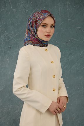 روسری قرمز پنبه پلی استر İpekhan - کد 897984863
