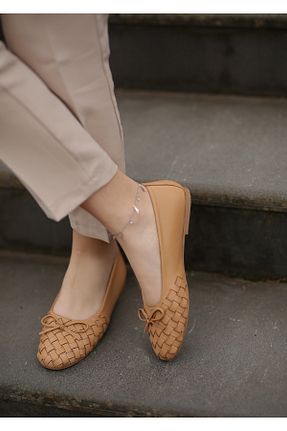 بابت قهوه ای زنانه چرم خالص EREN SHOES BAG - کد 897987522