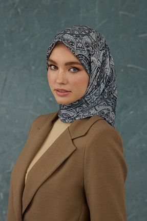 روسری مشکی پنبه پلی استر İpekhan - کد 897984866