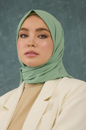روسری سبز پلی استر İpekhan - کد 897984948