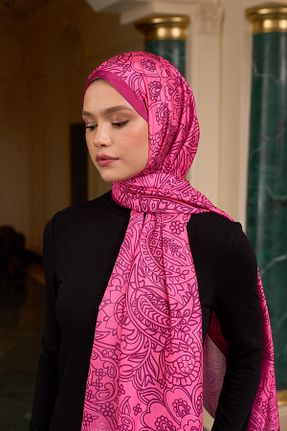 شال صورتی زنانه İpekhan - کد 897983564