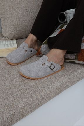 دمپائی خانگی بژ زنانه پارچه ای Uniqueqoop - کد 139936487