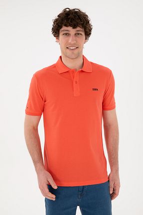 پولوشرت نارنجی مردانه %100 پنبه U.S. Polo Assn. - کد 833232913