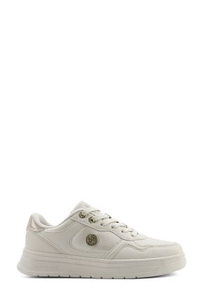 کفش اسنیکر بژ زنانه بند دار U.S. Polo Assn. - کد 898017604