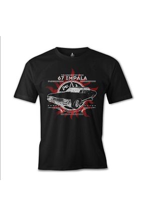 تیشرت مشکی مردانه رگولار Lord T-Shirt - کد 1967394