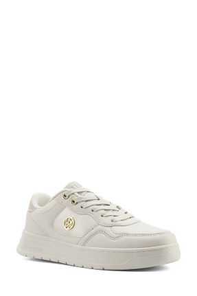 کفش اسنیکر بژ زنانه بند دار U.S. Polo Assn. - کد 898017604