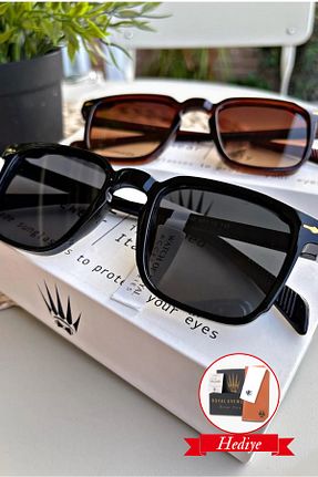 عینک آفتابی قهوه ای زنانه UV400 WATCHOFROYAL - کد 734124723