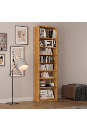 قفسه کتاب آبی 205 cm Asra Trend - کد 266730277