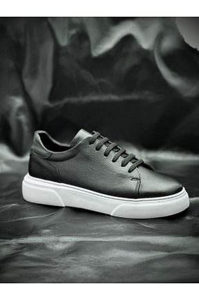 کفش کژوال مشکی مردانه چرم خالص BESS SHOES - کد 898058166