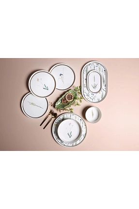 سرویس غذاخوری سفید 6 نفره Porland - کد 257432944