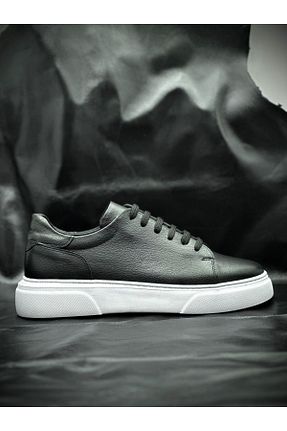 کفش کژوال مشکی مردانه چرم خالص BESS SHOES - کد 898058166