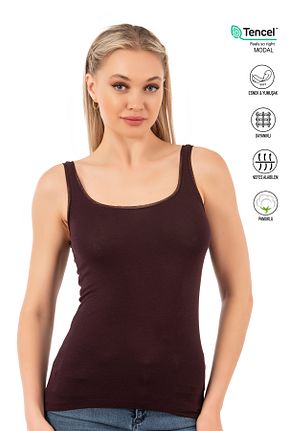 رکابی زرشکی زنانه مودال - پنبه ÖZKAN underwear - کد 679305863