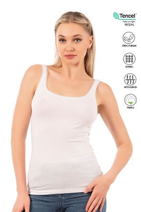 رکابی سفید زنانه مودال - پنبه ÖZKAN underwear - کد 36262382