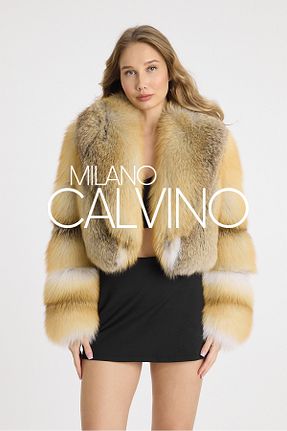 کت قهوه ای زنانه Fitted Milano Calvino - کد 898622550