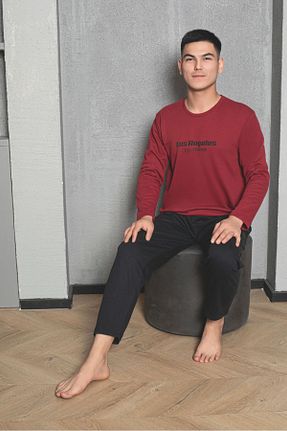 ست لباس راحتی آبی مردانه ساده Sude HOMEWEAR - کد 863819344