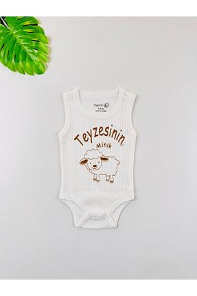 بادی و سرهمی نوزادی سفید بچه گانه %100 پنبه ارگانیک EFU BABY - کد 898089302