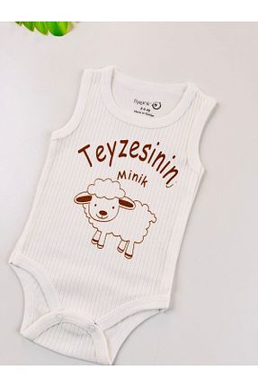 بادی و سرهمی نوزادی سفید بچه گانه %100 پنبه ارگانیک EFU BABY - کد 898089302