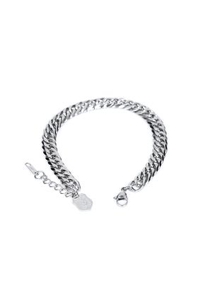 دستبند استیل (فولاد) طوسی زنانه استیل ضد زنگ Beşiktaş - کد 860574085