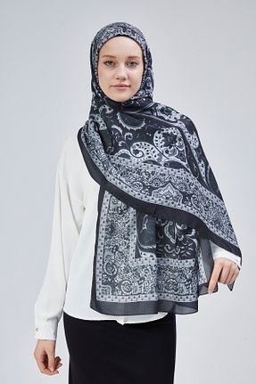 شال مشکی زنانه پنبه پلی استر Chic Woman Denim - کد 898087494