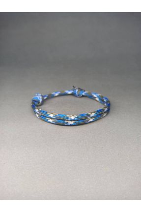 دستبند جواهر آبی زنانه PARACORD - کد 867393214