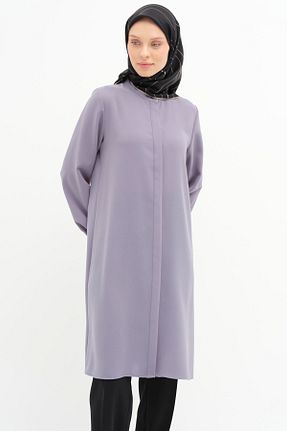 تونیک حجاب بنفش زنانه رگولار Tuğba - کد 898206167