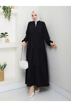 لباس مشکی زنانه پنبه ای modapark.ist - کد 891516610