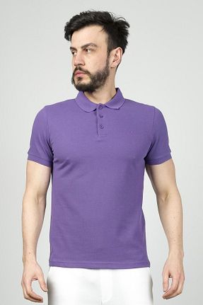 تیشرت بنفش مردانه رگولار Cazador - کد 898109554