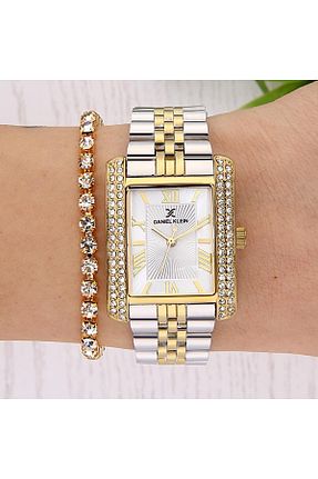 ساعت مچی طلائی زنانه 26-30 میلی متر Daniel Klein - کد 891769970