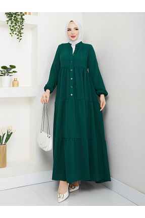 لباس حجاب سبز زنانه رگولار modapark.ist - کد 891462997