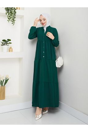 لباس حجاب سبز زنانه رگولار modapark.ist - کد 891462997