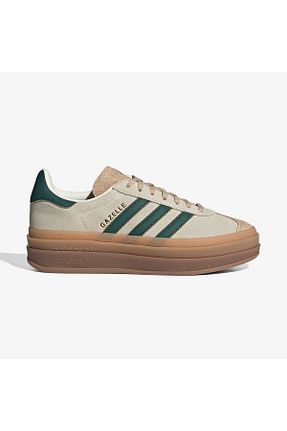 کفش اسنیکر بژ زنانه بند دار adidas - کد 763395412