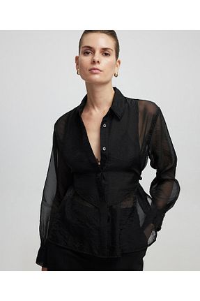 پیراهن مشکی زنانه رگولار İpekyol - کد 898122119