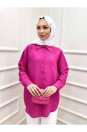 تونیک صورتی زنانه بافتنی MODA 42 - کد 898161794