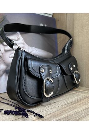 کیف دوشی مشکی زنانه چرم مصنوعی BEE BAGS - کد 897254195
